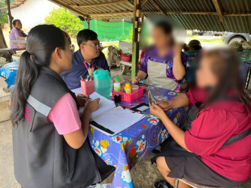 ลงพื้นที่เยี่ยมบ้านและสอบข้อเท็จจริงเงินกู้ยืมกองทุนส่งเสริมและพัฒนาคุณภาพชีวิตคนพิการ