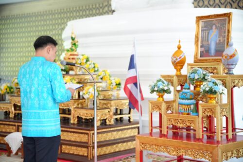 พิธีเจริญพระพุทธมนต์เฉลิมพระเกียรติ สมเด็จพระนางเจ้าสิริกิติ์ พระบรมราชินีนาถ พระบรมราชชนนีพันปีหลวง ประจำปีพุทธศักราช 2568